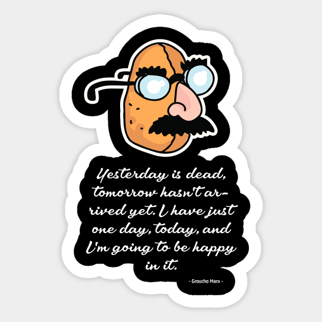 Groucho Marx Sticker by redfancy